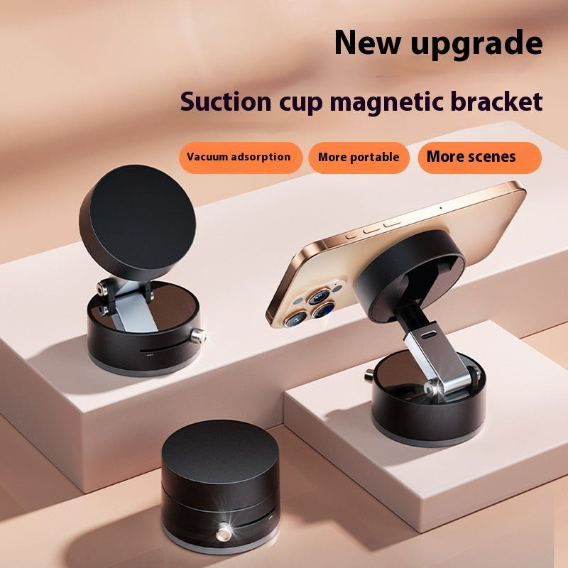Práctico soporte magnético de succión para iPhone y Android